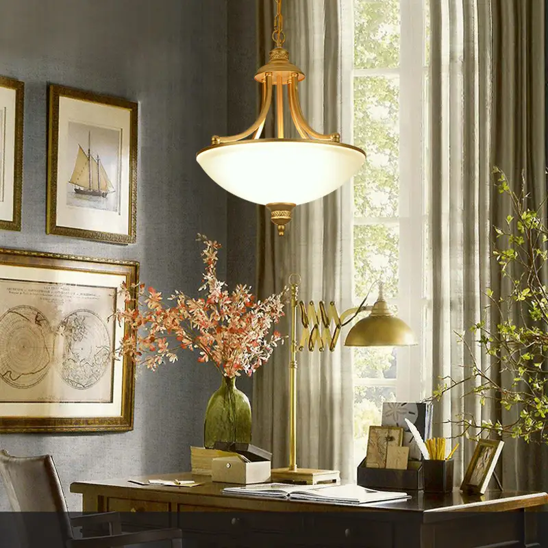 American-style Restaurant Chandelier Simple Single-head Design