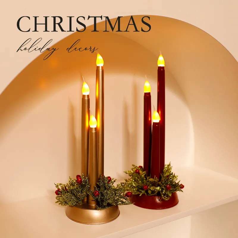 LED Electronic Candle Christmas Decorations – image 4