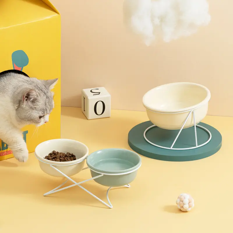 Ceramic Bowl Food Basin Drinking Pet