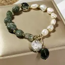 Green And Quiet Lucky Beads