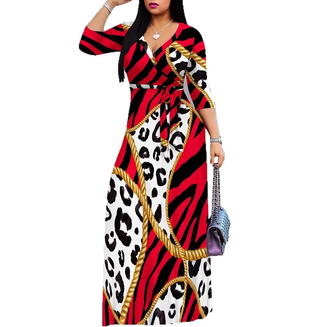 Stylish And Minimalist Lace Up Dress For Women - Image 5