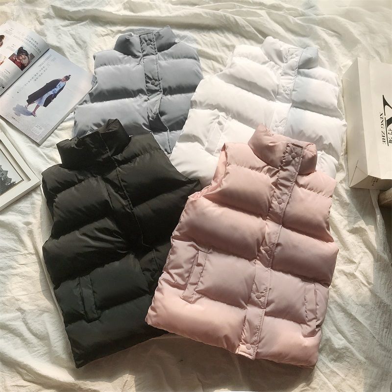 Women's Short All-match Thickened Down Cotton Vest