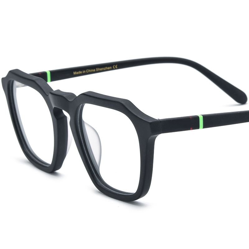 Multicolor Frosted Solid-color Square Eyeglass Frames For Women