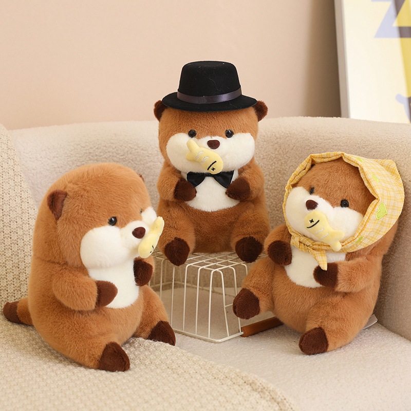 Fish-loving Capybara Doll Series Plush Toys - Image 1