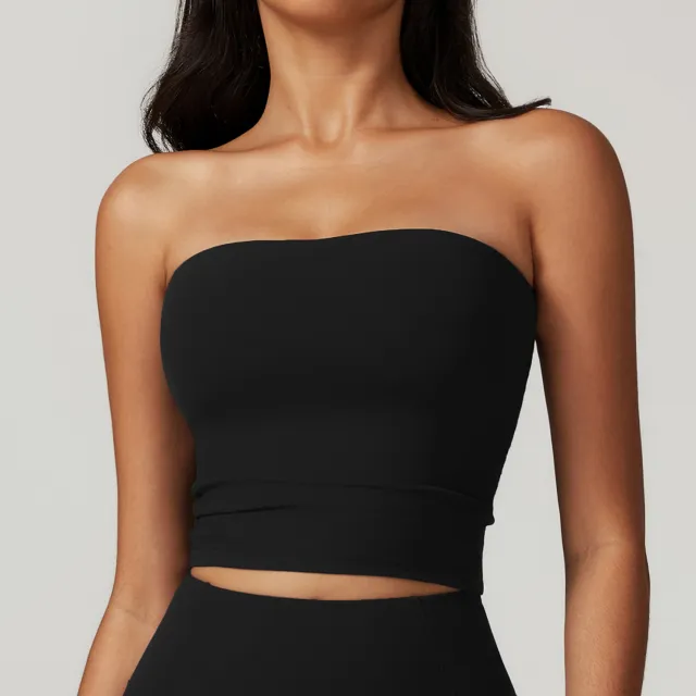 Non slip Tube Top Beauty Back Exercise Underwear Women Advanced Black - Shop at LoveMi