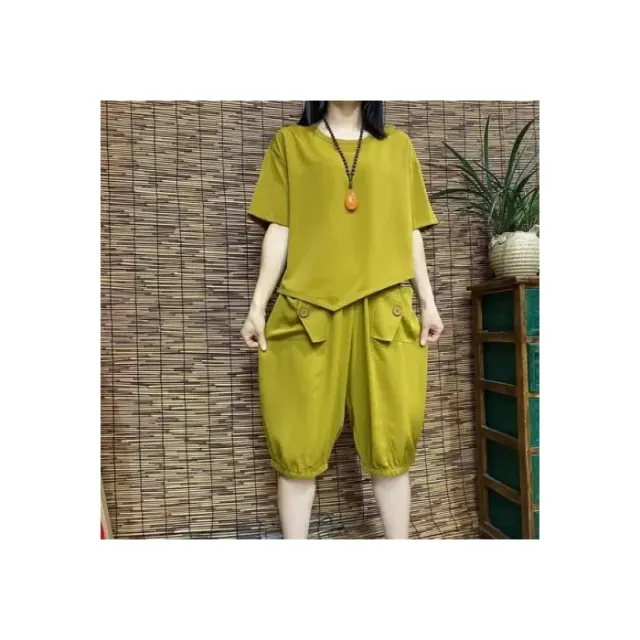 Two piece Set For Comfortable Tummy Coverage Yellow - Shop at LoveMi