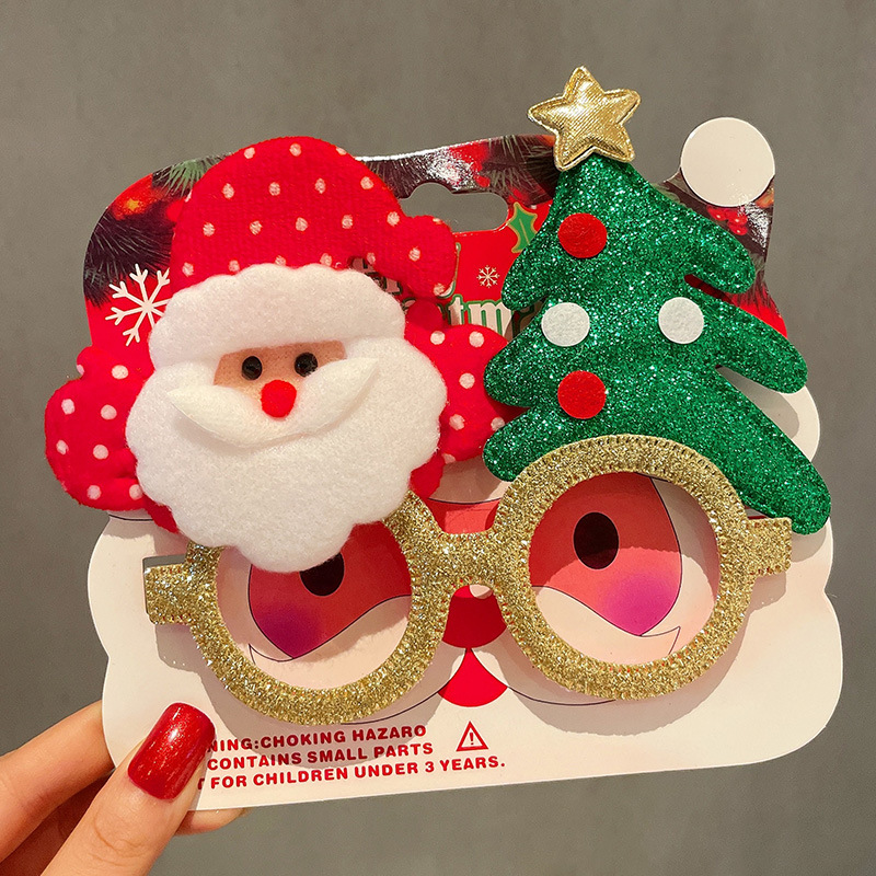 Christmas Elk Glasses Frame Dress Up Couple - Image 7