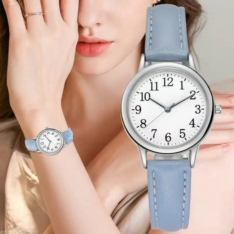 Simple Digital Fashion Alloy Quartz Watch
