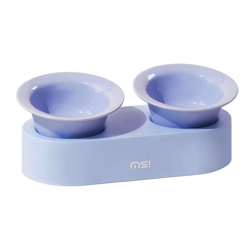 Horn Cat Bowl Blue