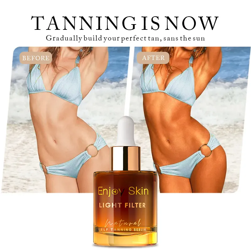 Sun Tanning Black Lotion Oil Wheat Color - 30Ml