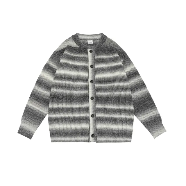 Cardigan Couple Knitted Sweater Coat Gray - Shop at LoveMi