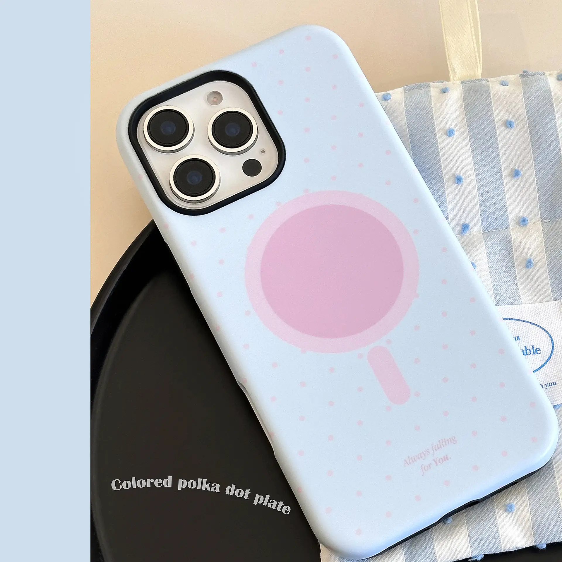 Colorful Diamond Magnetic Mount Phone Case
