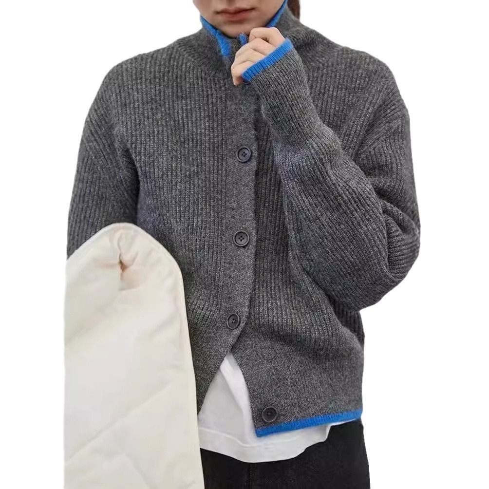 Turtleneck Sweater Coat Female Loose Temperament Casual Sweater