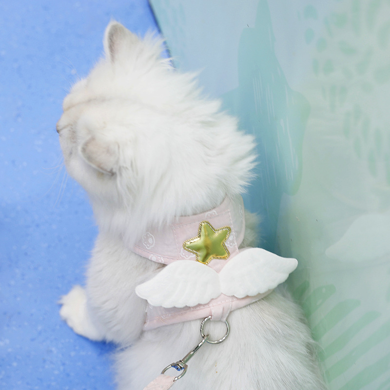 Angel Wings Cat Harness And Leash