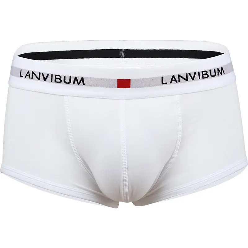 Men's Fashion Low Waist Cotton Boxers