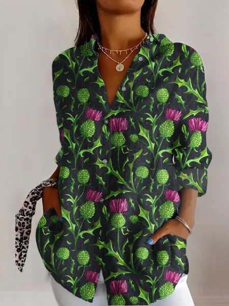 Women's European And American Fashionable Floral Pattern Printed 3D Shirt Style 12 - Shop at LoveMi