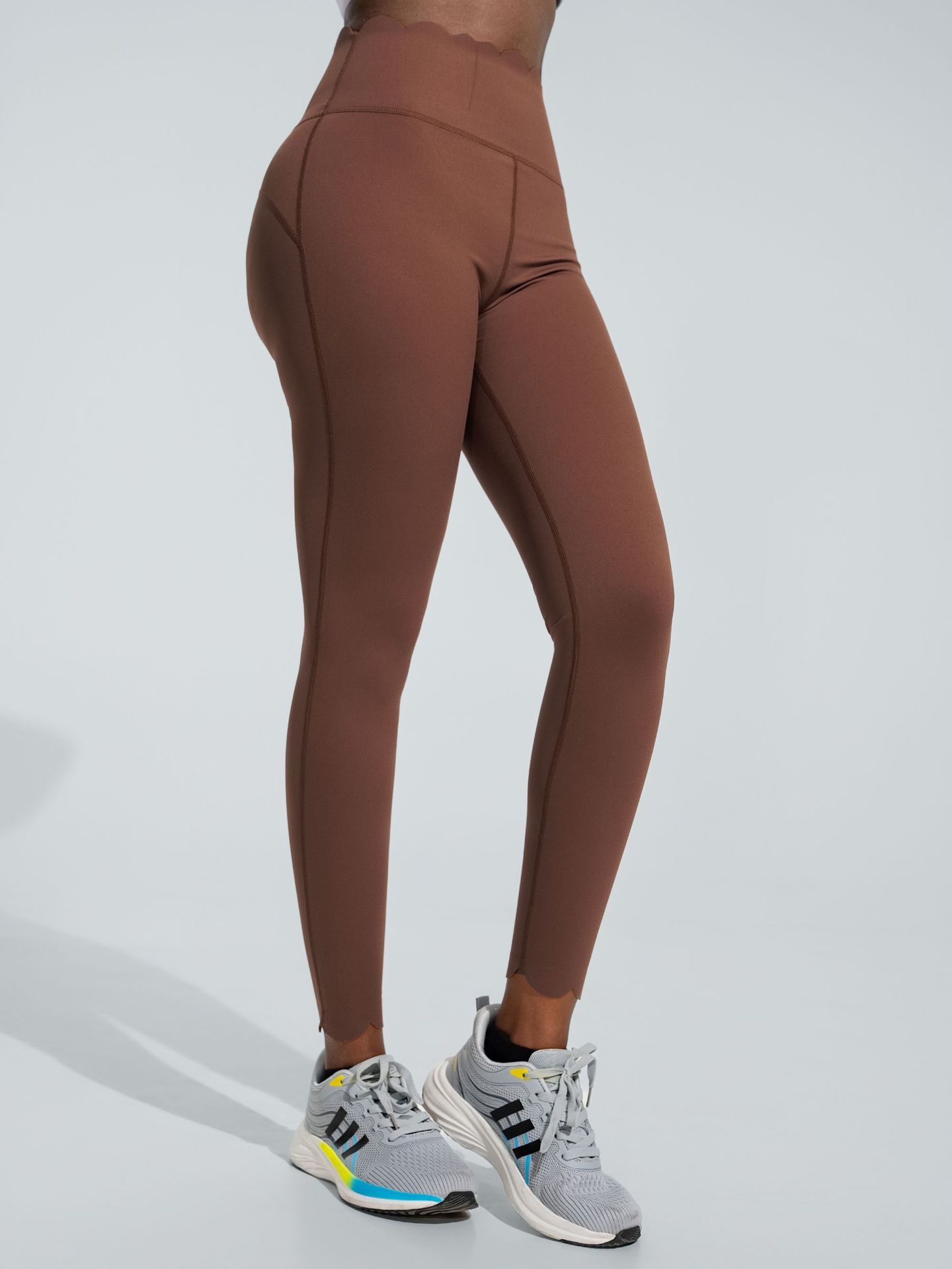 Lace-Trimmed Yoga Shorts, picture 5 of 12