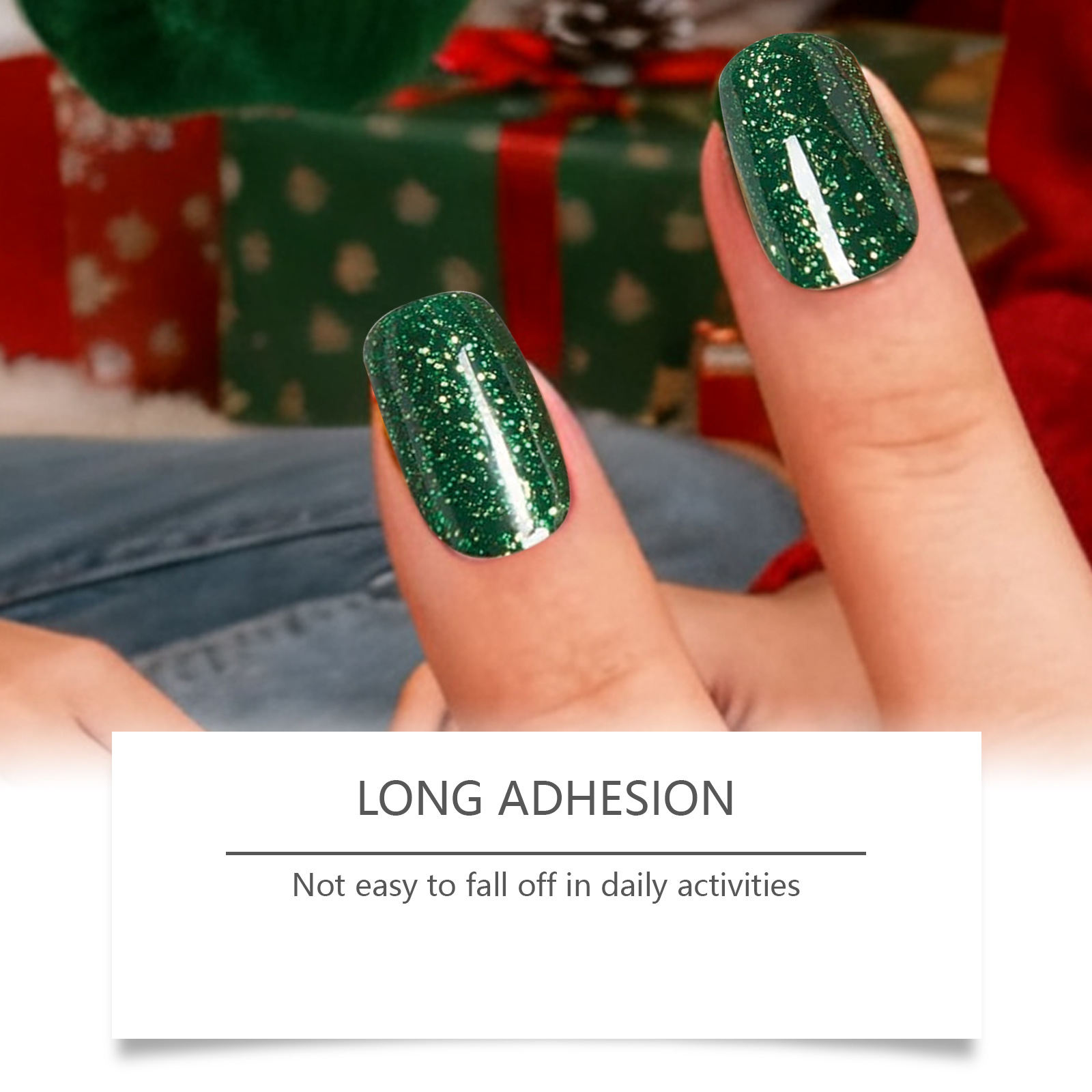 Colorful Mixed Color Soft Gel Convenient Nail Sticker Set - Image 2