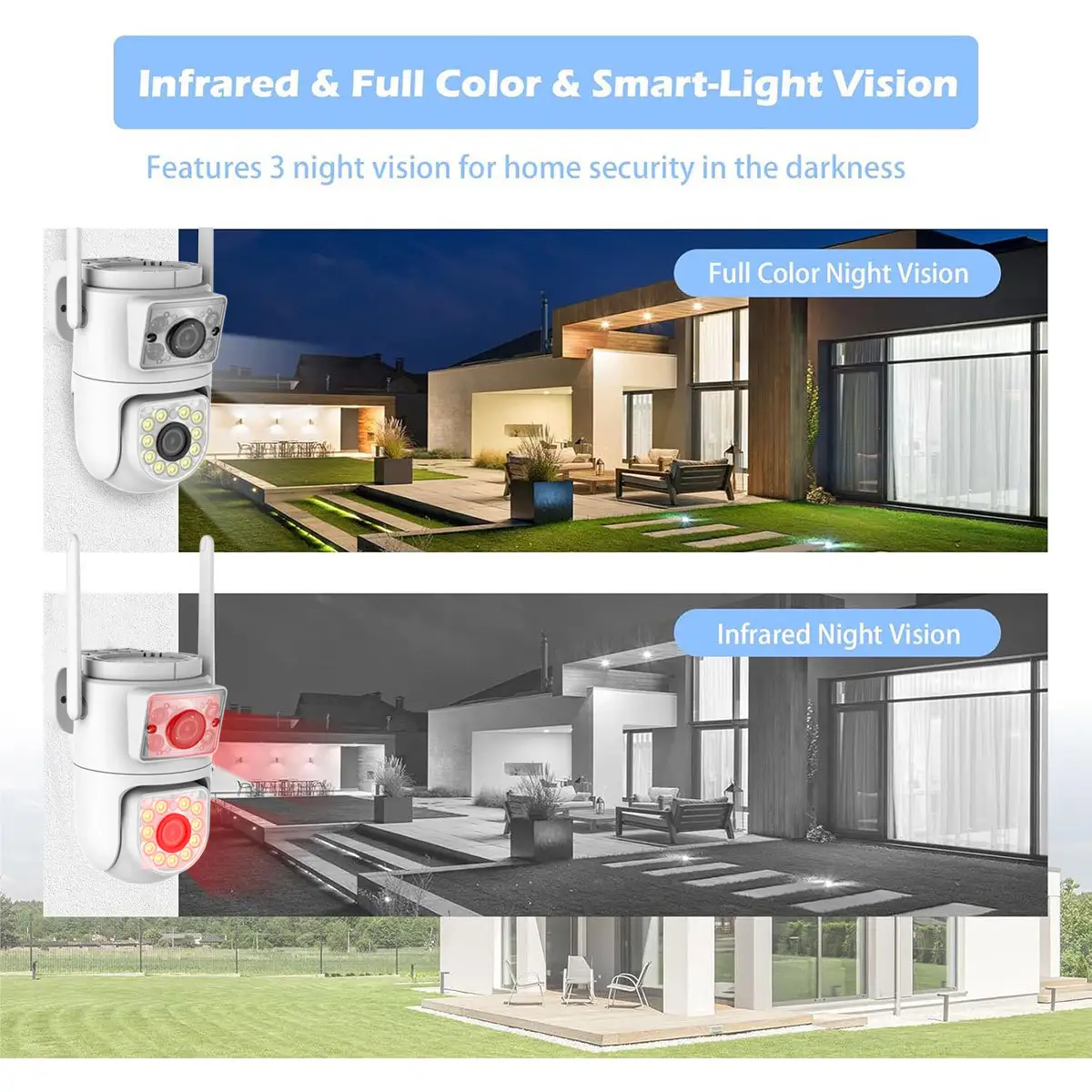 Creative Home Graffiti Intelligent Binocular Camera