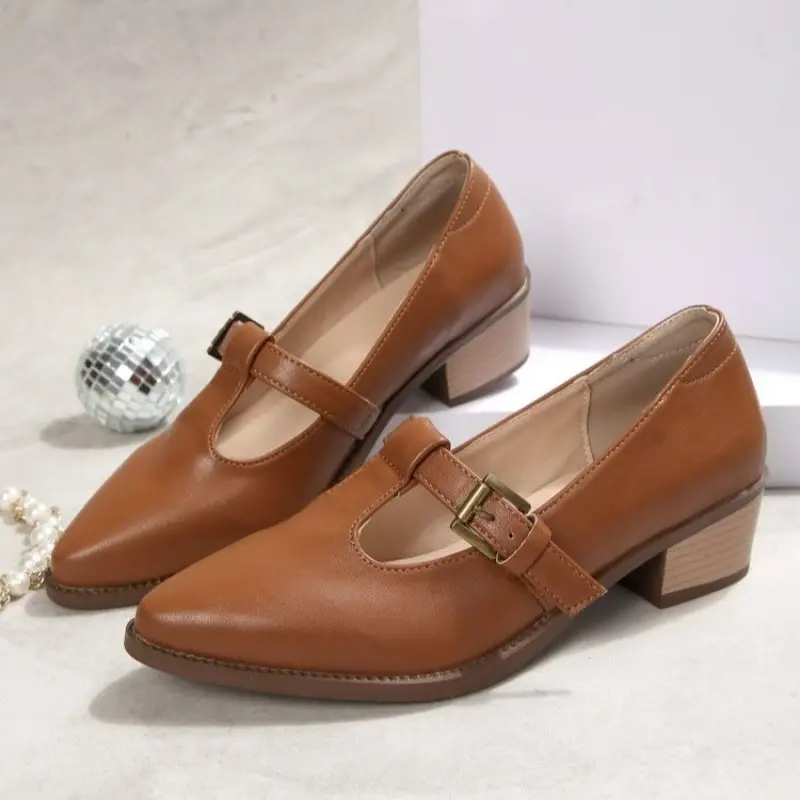 French-style Chanel-style Mary Jane Shoes