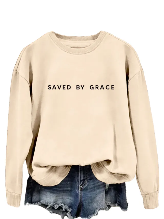 Fashion Simple Ladies Loose Sweater Sand Color L - Shop at LoveMi
