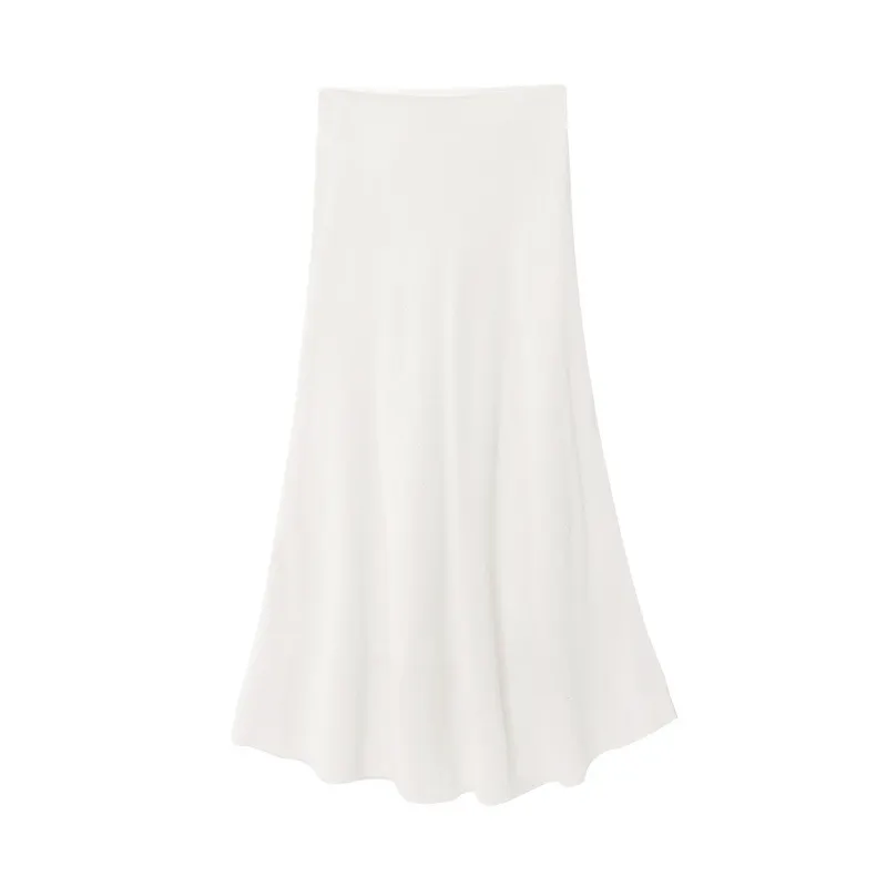 Linen Casual Suit Hanging Neck Casual Top Half Skirt - Skirt-Xs