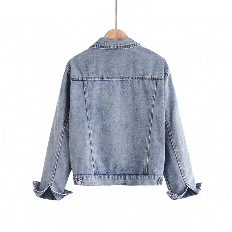 Women's Loose-Fit SpringAutumn New Denim Jacket 2