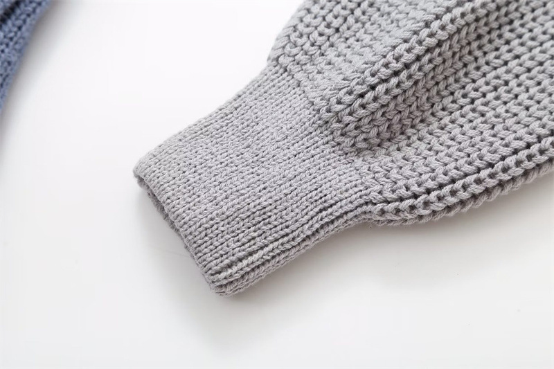 Urban Commuter Sweater Lace-up Women's Clothing