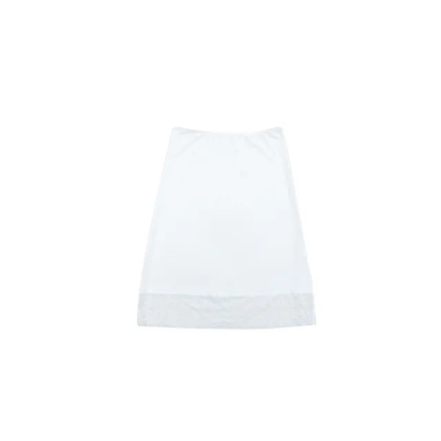 Anti penetration Lace Stitching Underdress Knee length Safety Pants White - Shop at LoveMi