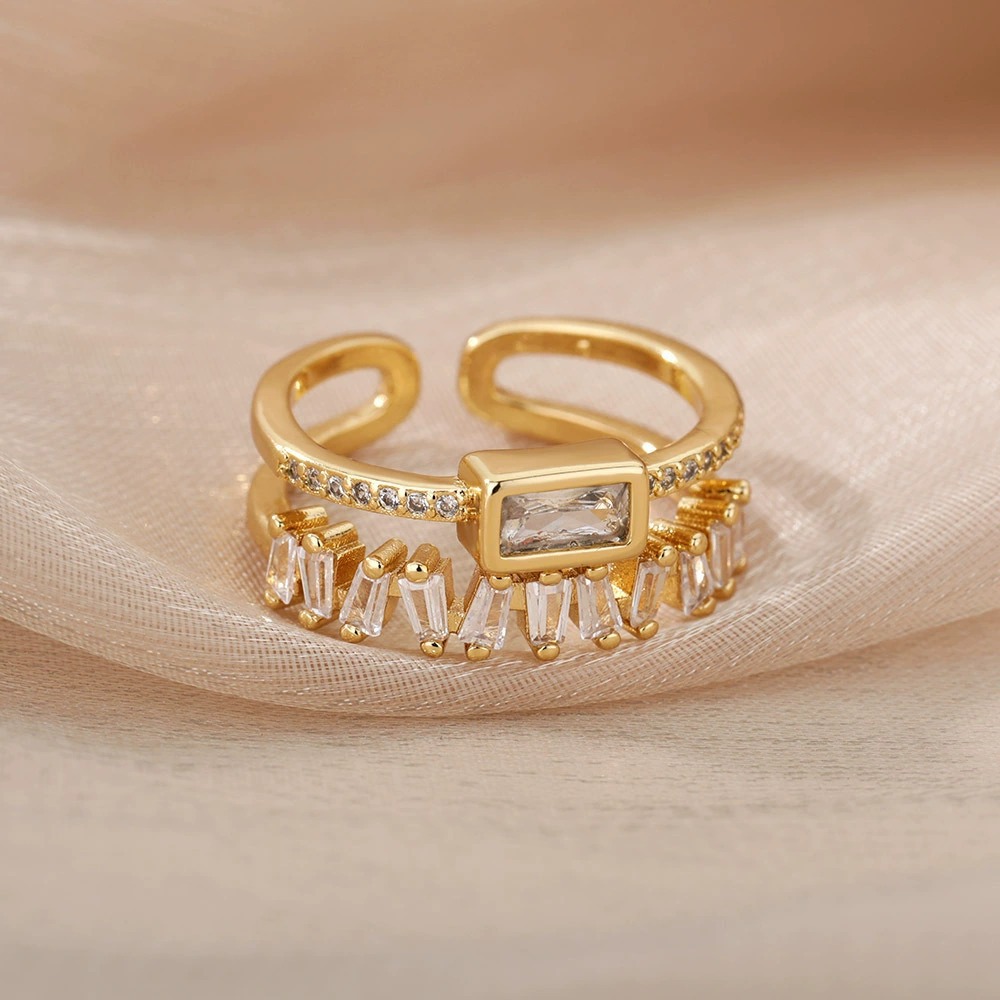 European And American Double-layer Ring 10