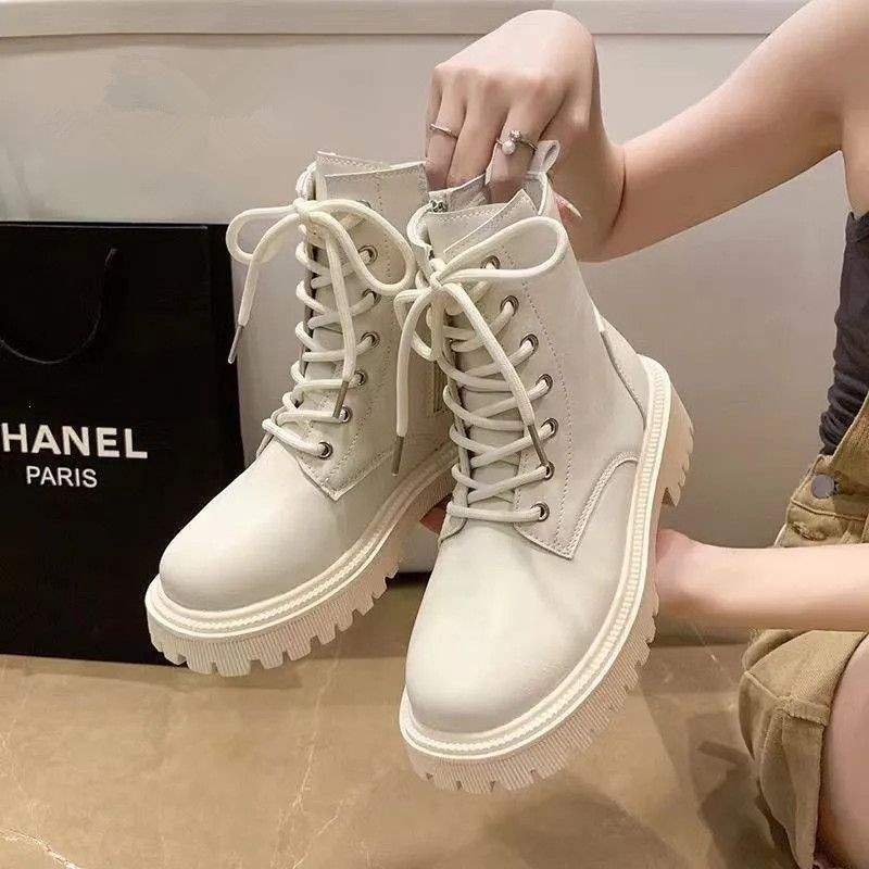 Women's British-style Platform Ankle Boots
