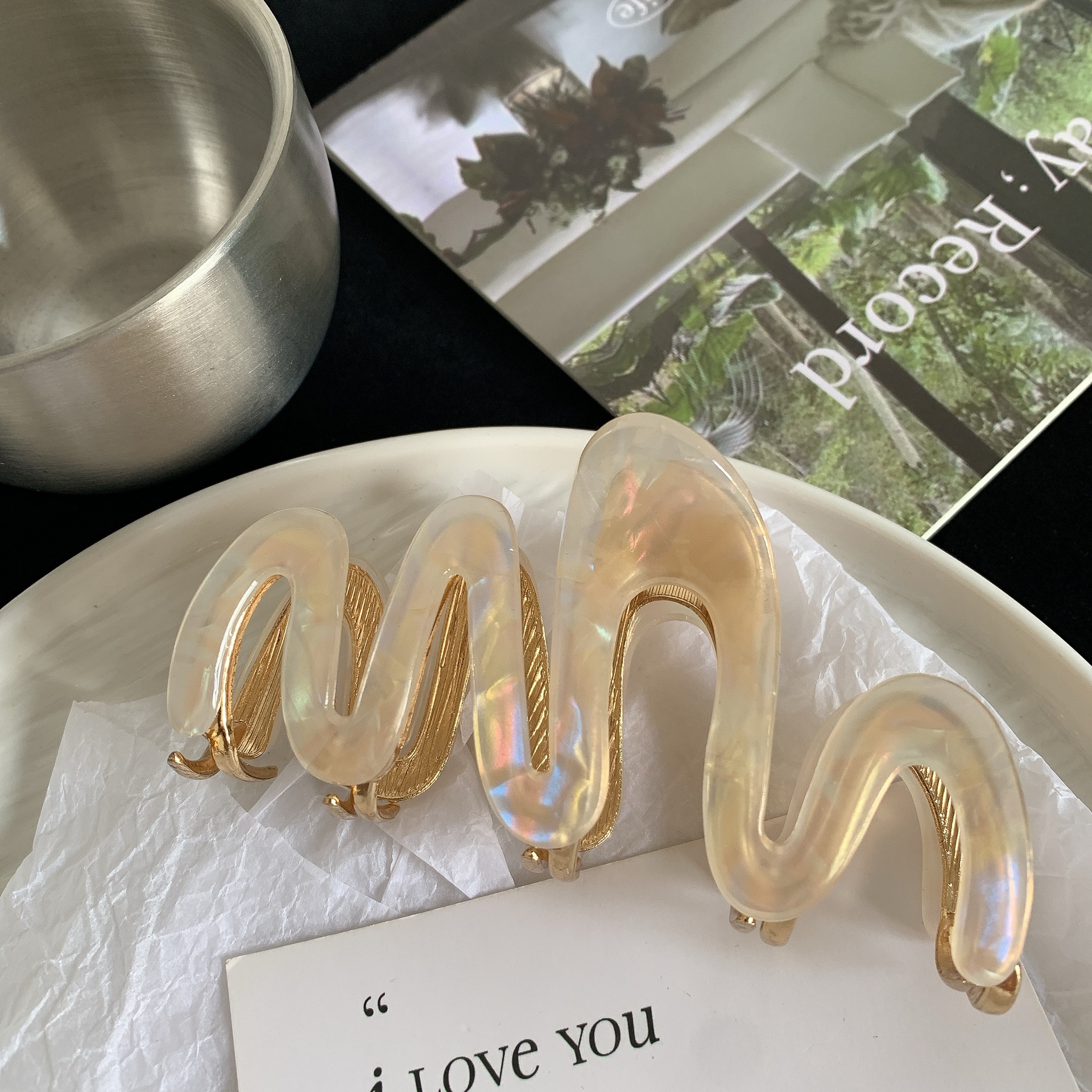 High-end Acetate Hair Clip For Women — foto 2