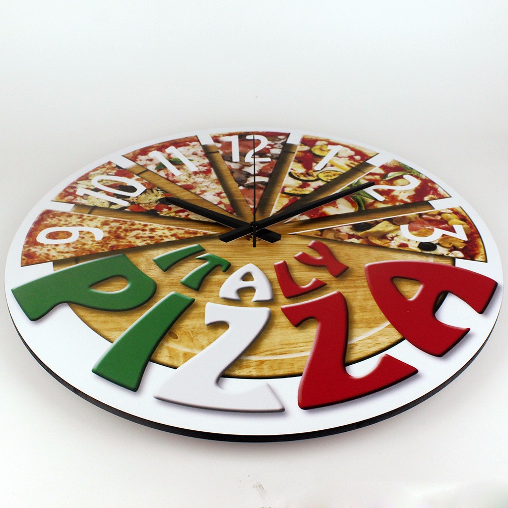 Title 4, Retro Wall Clock Creative Wooden