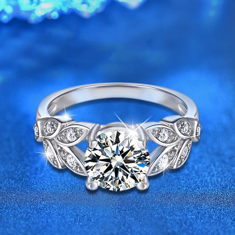 Copper Leaf Zircon Ring, picture 2 of 3