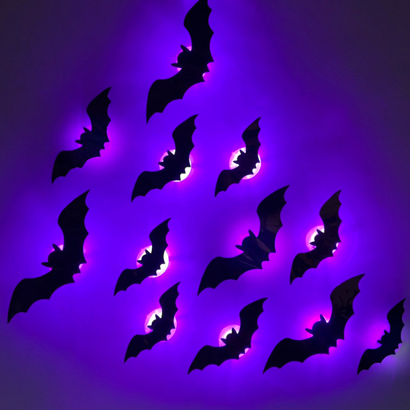 Halloween 3D Bat Self-Adhesive Sticker everydayshopit media