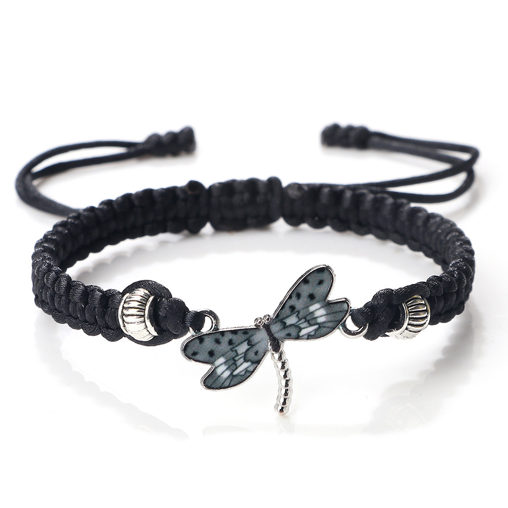 Black Line Gray Dragonfly