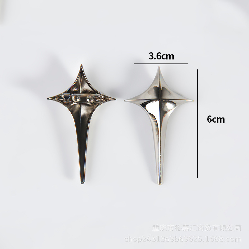 2 Silver Cross Star