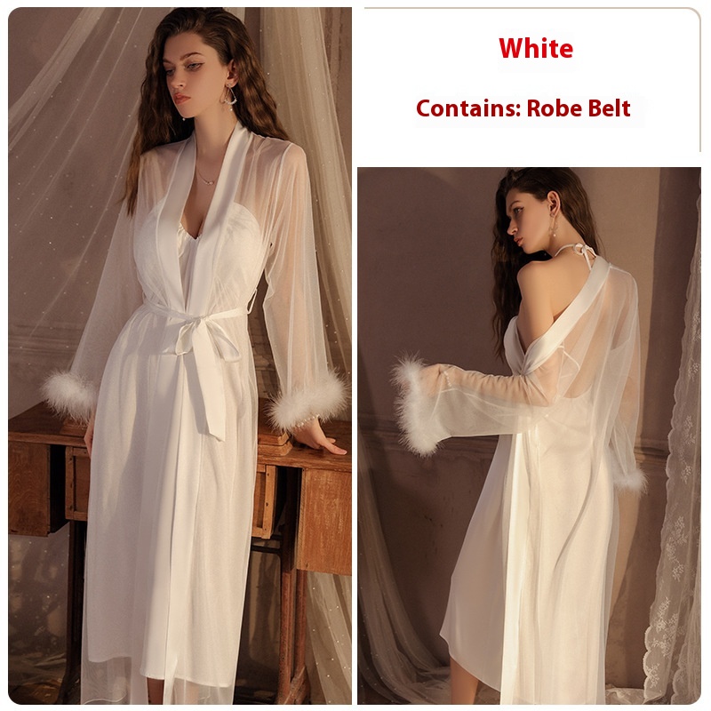 3874 White Outerwear Gown Belt