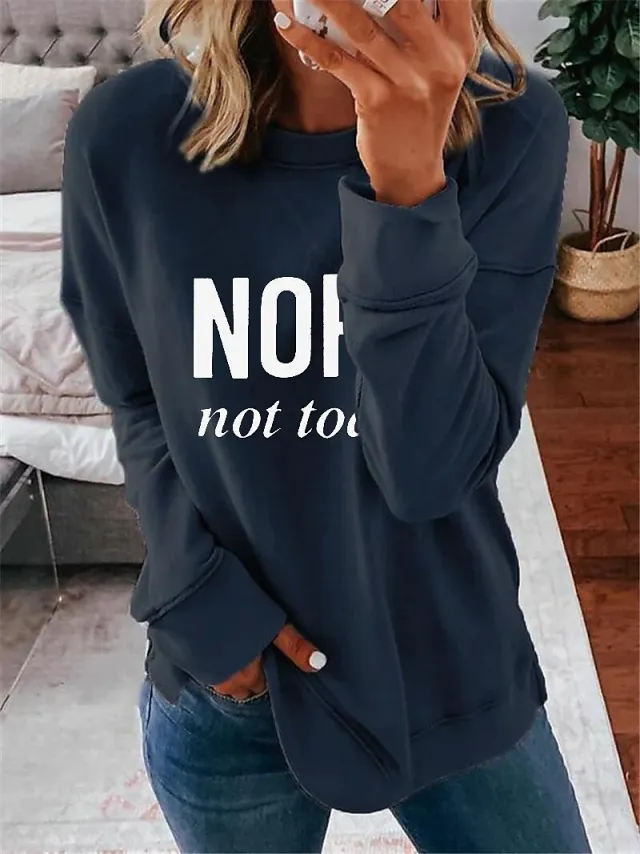 3D Printed Loose Round Neck Fashion Women's Sweater Gbh0155 5 S - Shop at LoveMi