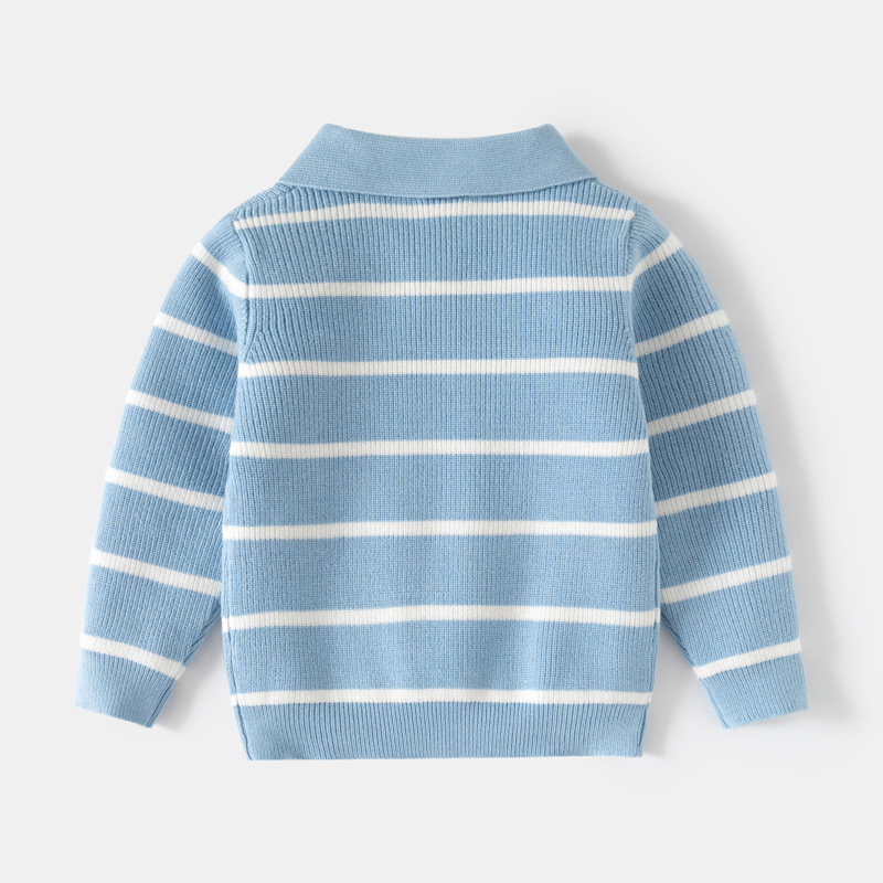 Childrens Sweater Single-layer Striped Top — foto 4