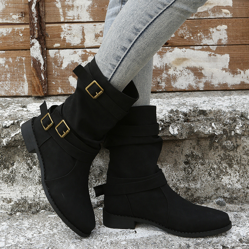 Title 5, Botas Femininas Martin Vintage Europeias e Amer...