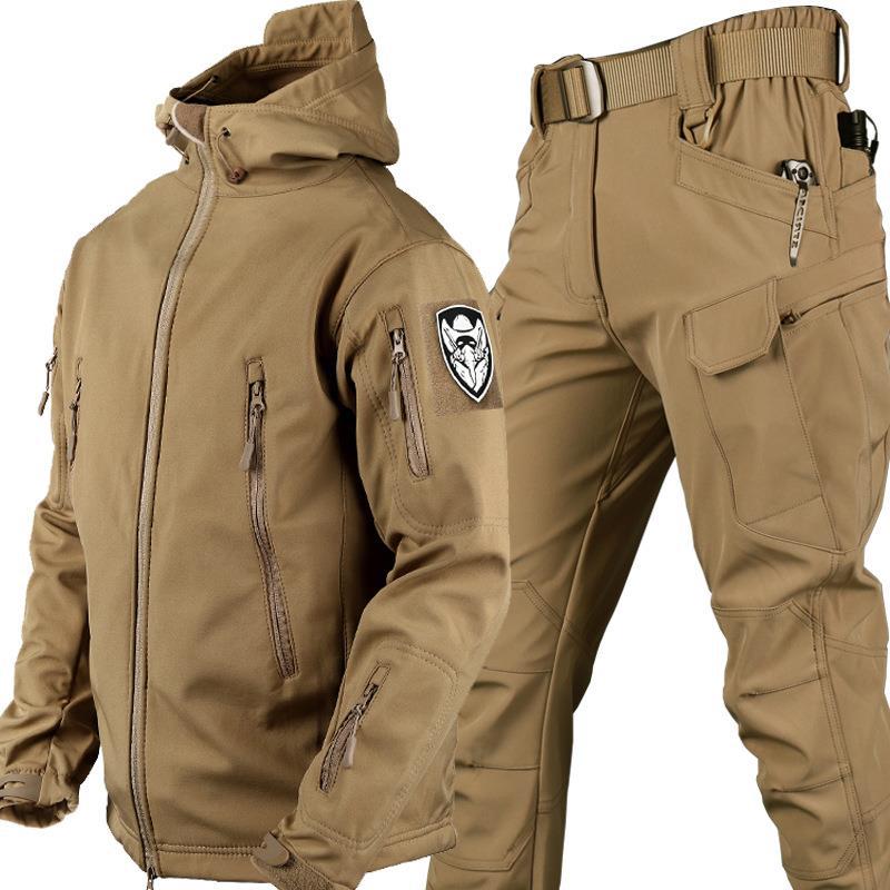 Tactical Winter Set Men's Outdoor Windproof Waterproof Suit Multi-Pocket pant