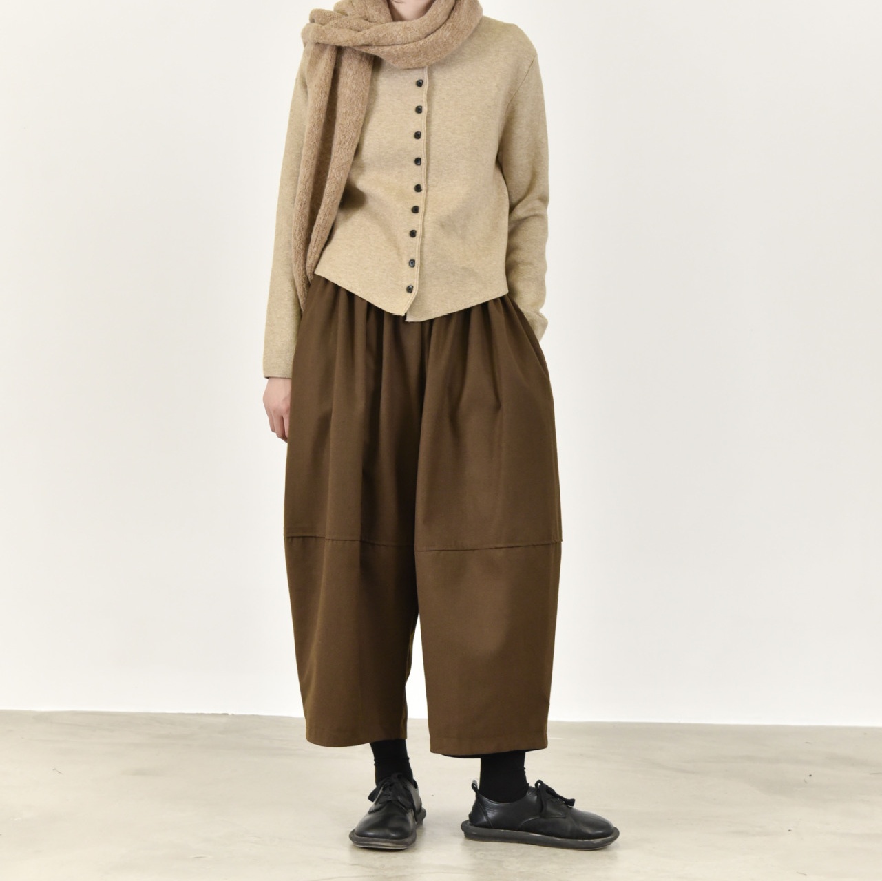 Women's Patchwork Loose Slimming And All-matching Wide-leg Pants