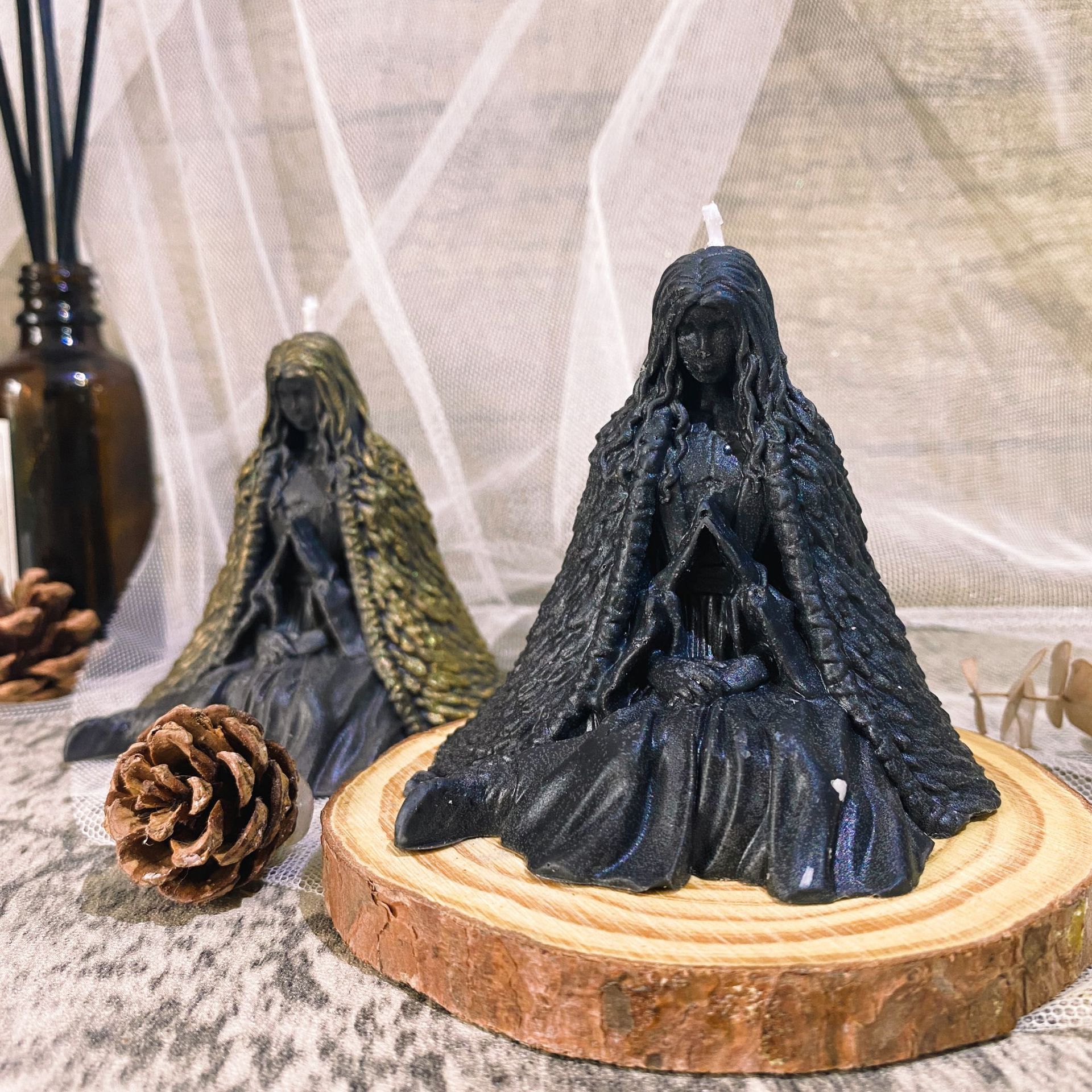 Title 5, European Ghost Wizard Candle Holder