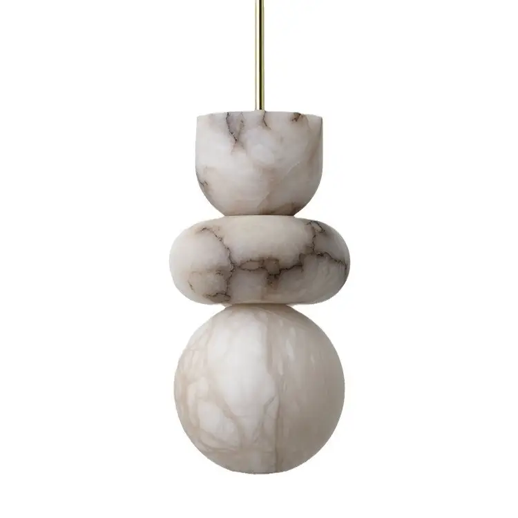 Natural Marble Bedroom Bedside Small Droplight