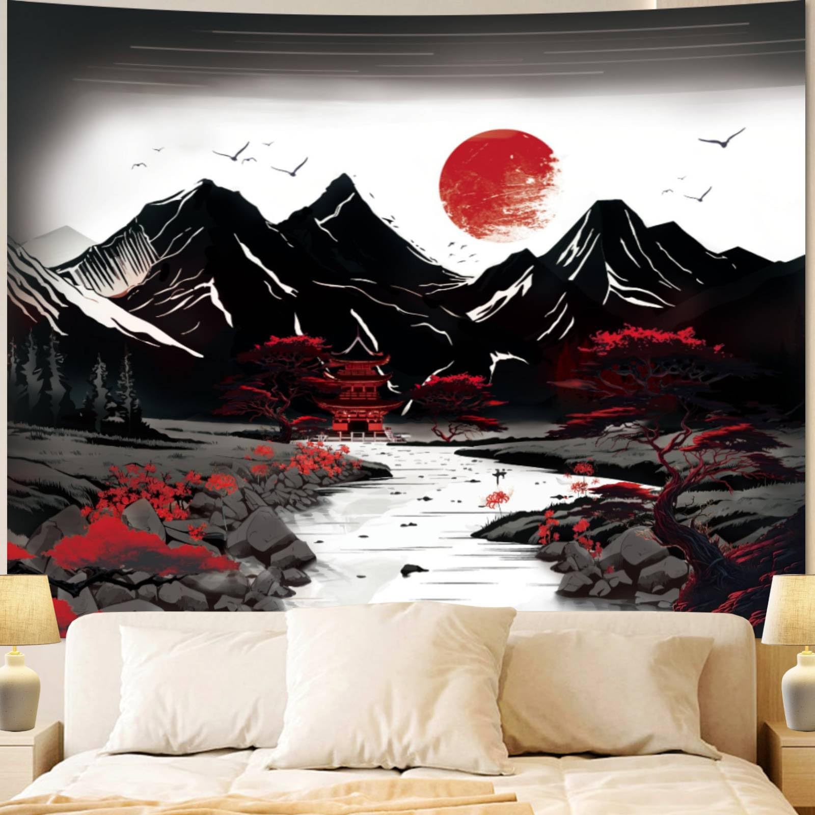 Mountain Scenic Tapestry Wall Hanging, picture 6 of 8