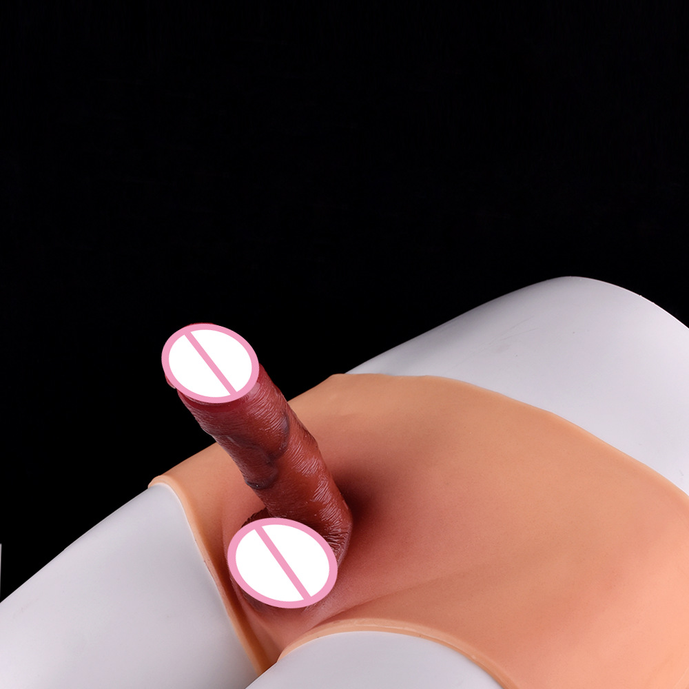 Women's Wearable Dildo Pants Liquid Silicone 17