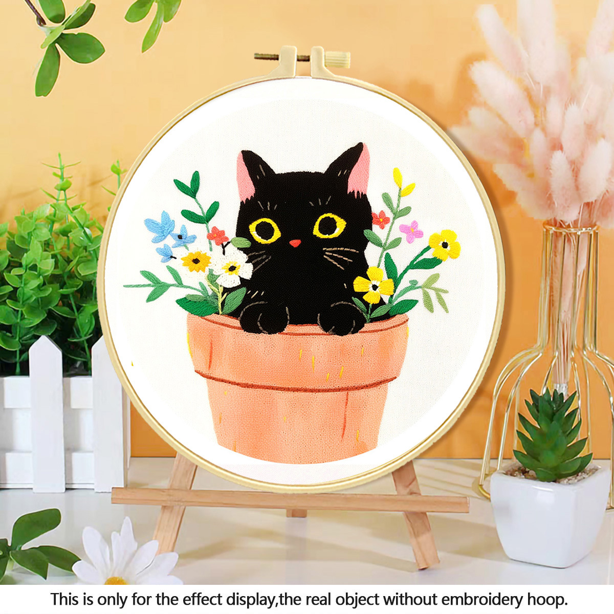 Mushroom Embroidery Handmade Material Package DIY Kit