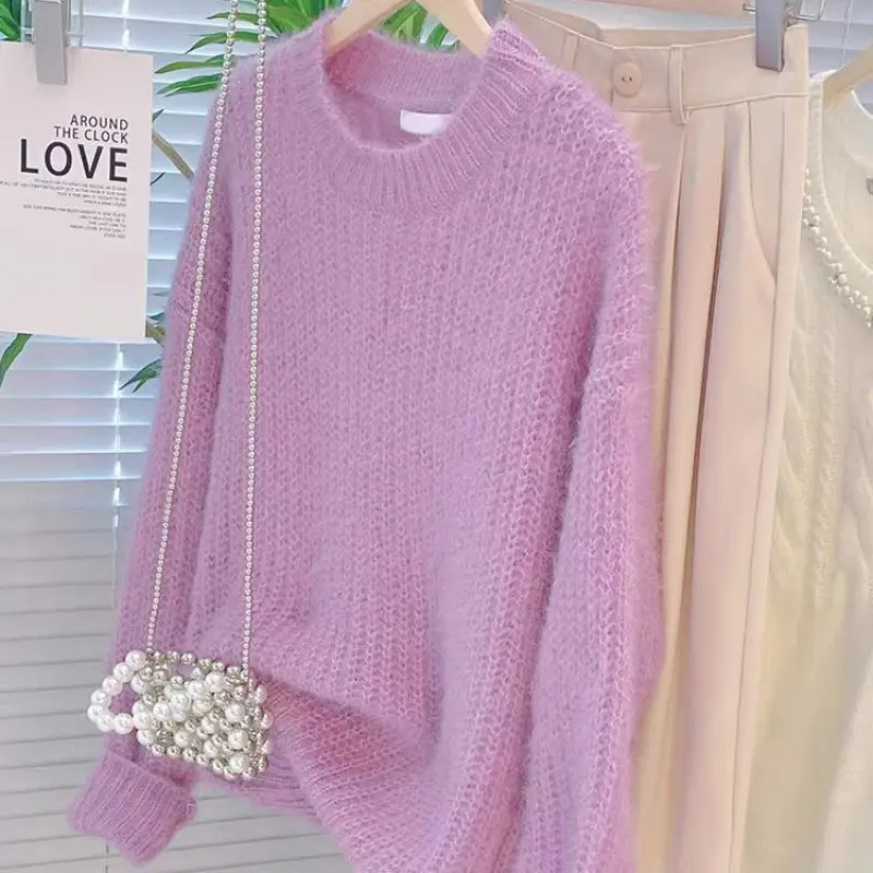 Autumn Winter Japanese Style Relaxed Fit Vintage Top