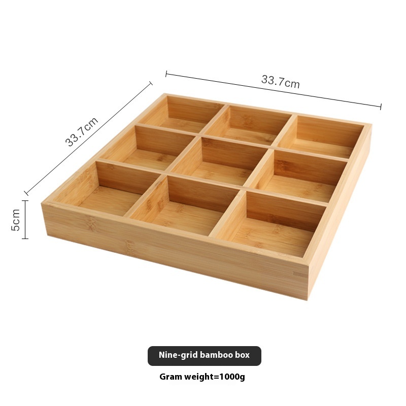 9Grid wooden box